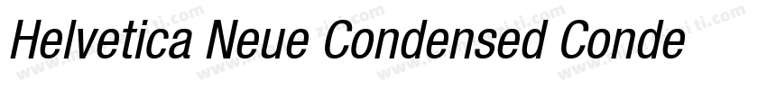 Helvetica Neue Condensed Condensed Reg字体转换